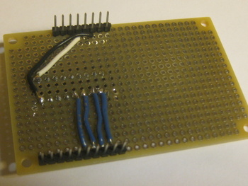chip to arduino wires soldered